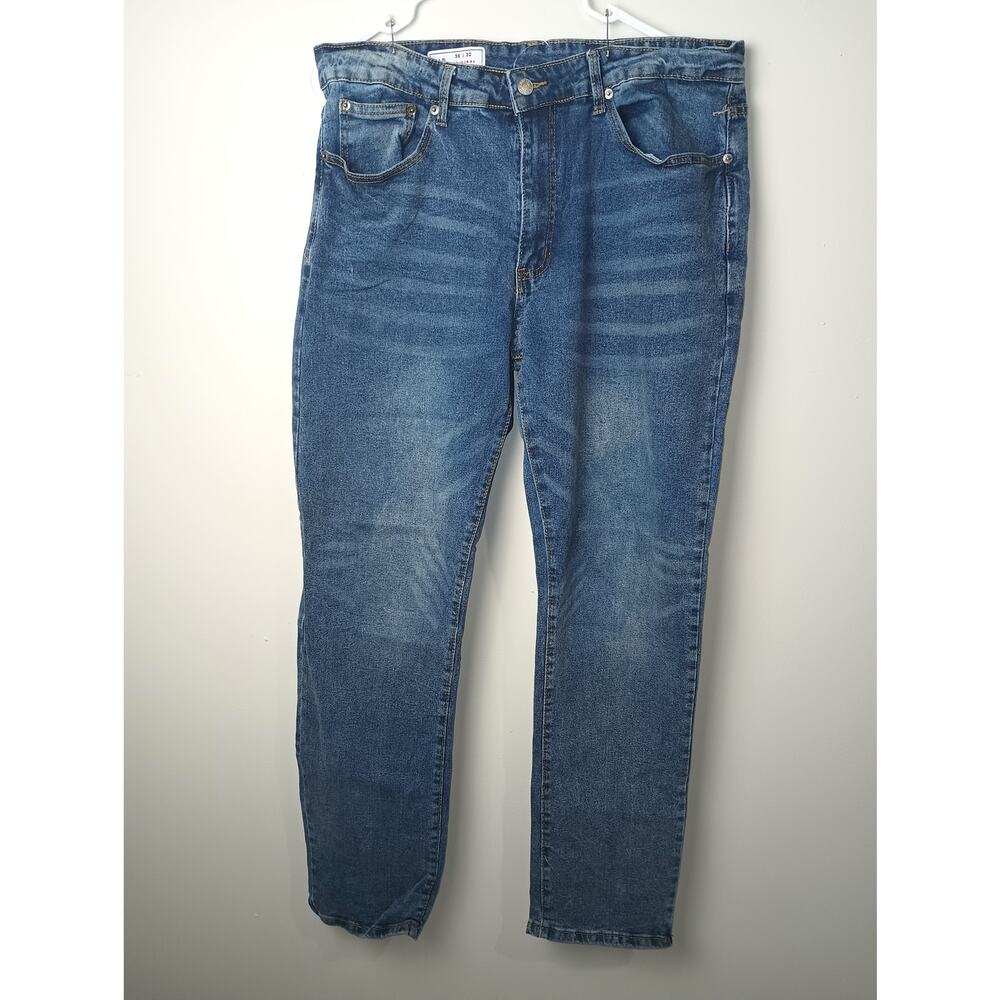 Gap Original Straight Demin Jeans Women Size  36 x32 Medium Wash Y2K